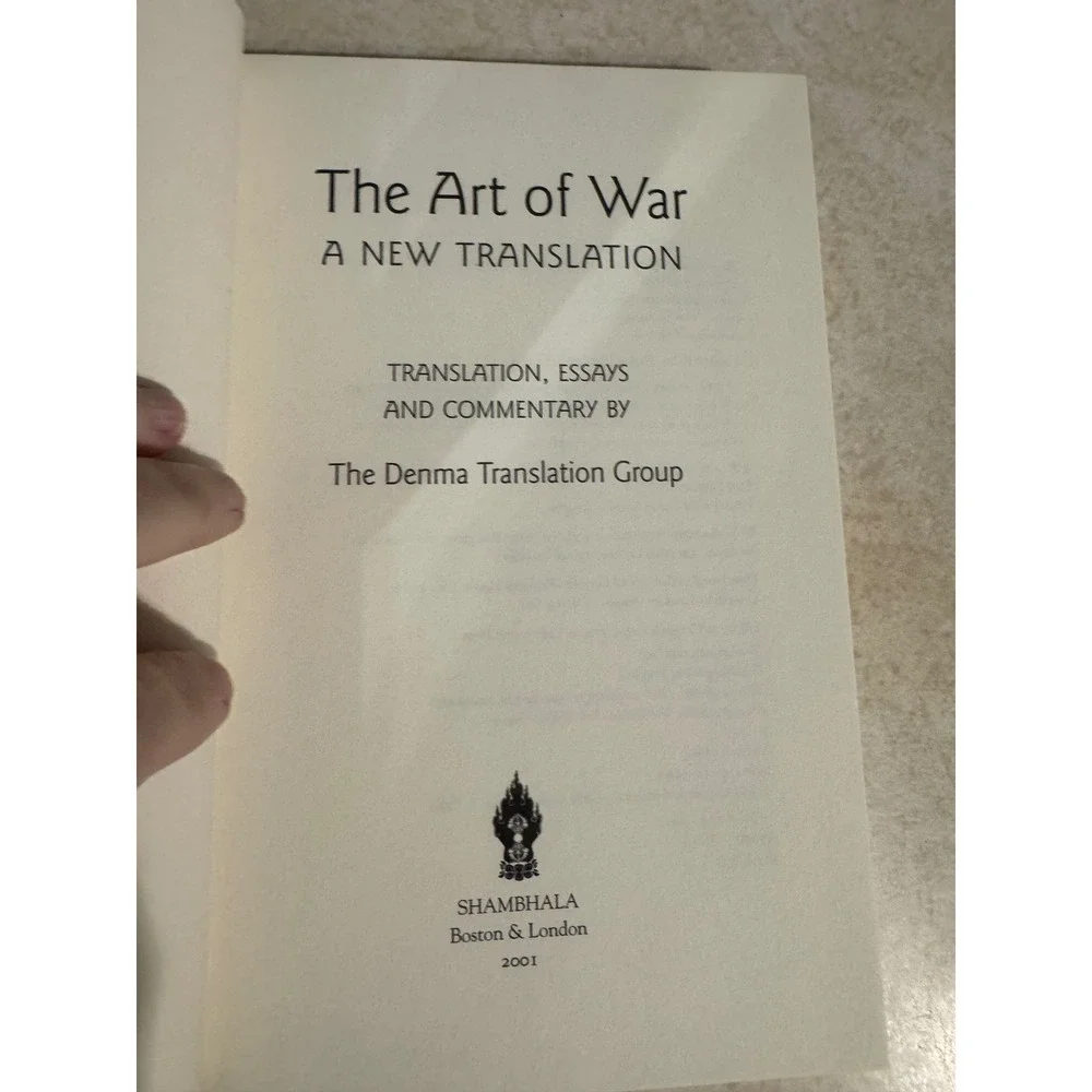 Sun Tzu The Art of War Denma Translation Group 2001 First Edition Hardcover